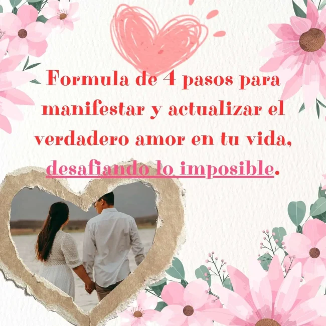 formula de 4 pasos para manifestar el amor
